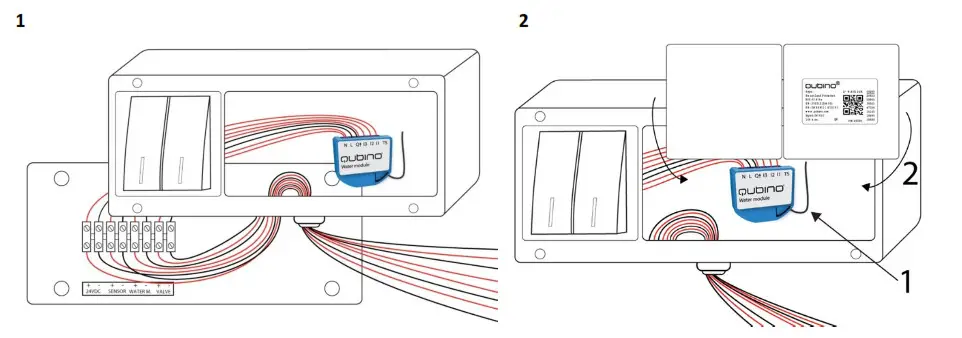 Qubino 09285 Smart Leak Protector- 2