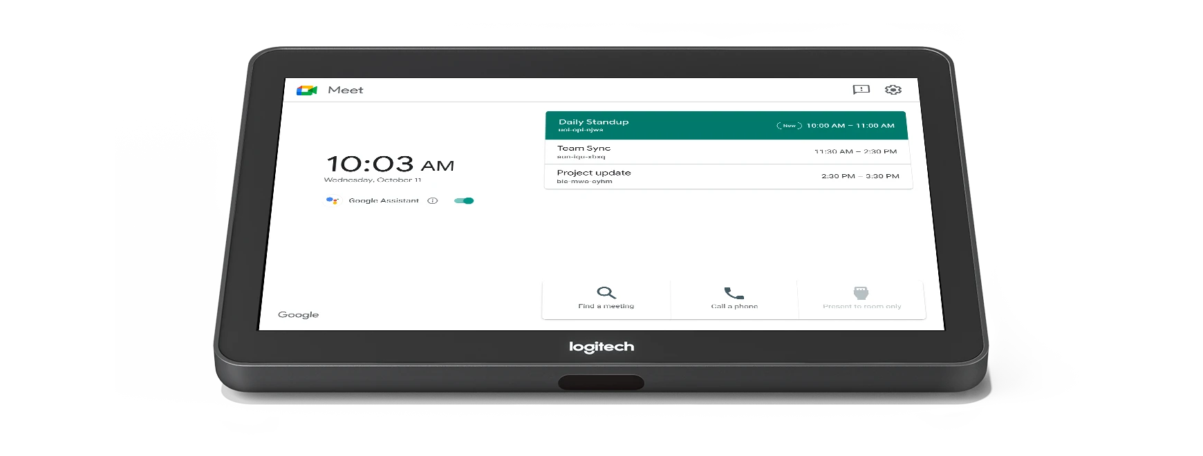 logitech VR0028 Tap Meeting Room Touch Controller pro