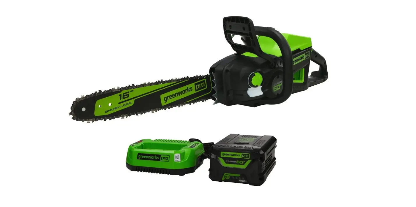 Greenworks Csc404 60-volt Cordless Brushless 16 Inch Chainsaw User Manual