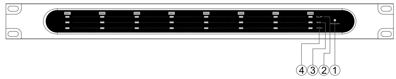 SEIKAKU AH1508 Switching Power Professional Amplifier - fig
