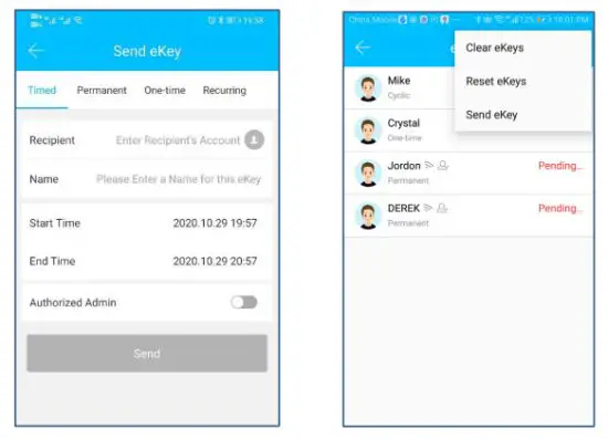 Zhongshan Bafangtong Commerce G6-WT Smart Lock - Send Key By App