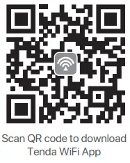 Tenda RX9V1 AX3000 Dual Band Gigabit Wi Fi 6 Router - qr code