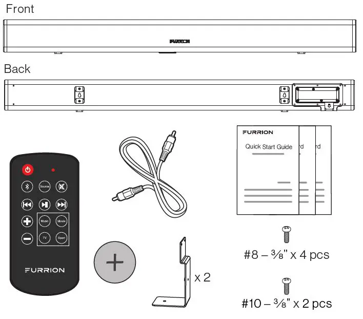 FURRION FSBNN30MSS-BL Aurora Bluetooth Soundbar 1