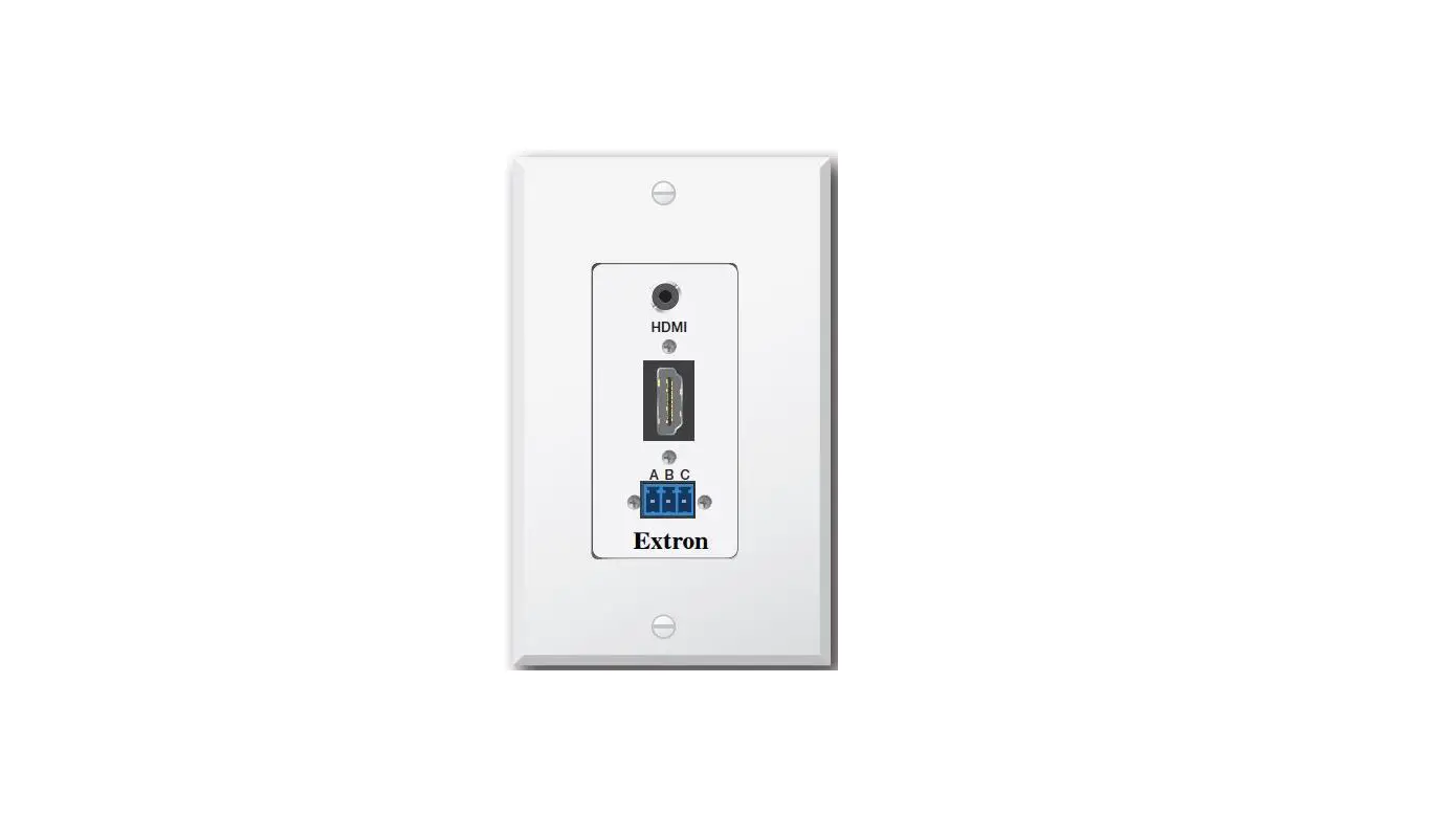 Extron Wpd 100 Av Series Wallplates Installation Guide