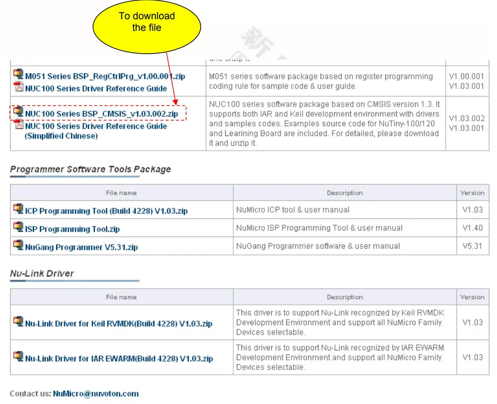 nuvoTon NuTiny SDK NUC122 ARM Cortex M0 32 Bit Microcontroller - 6.3 Step2