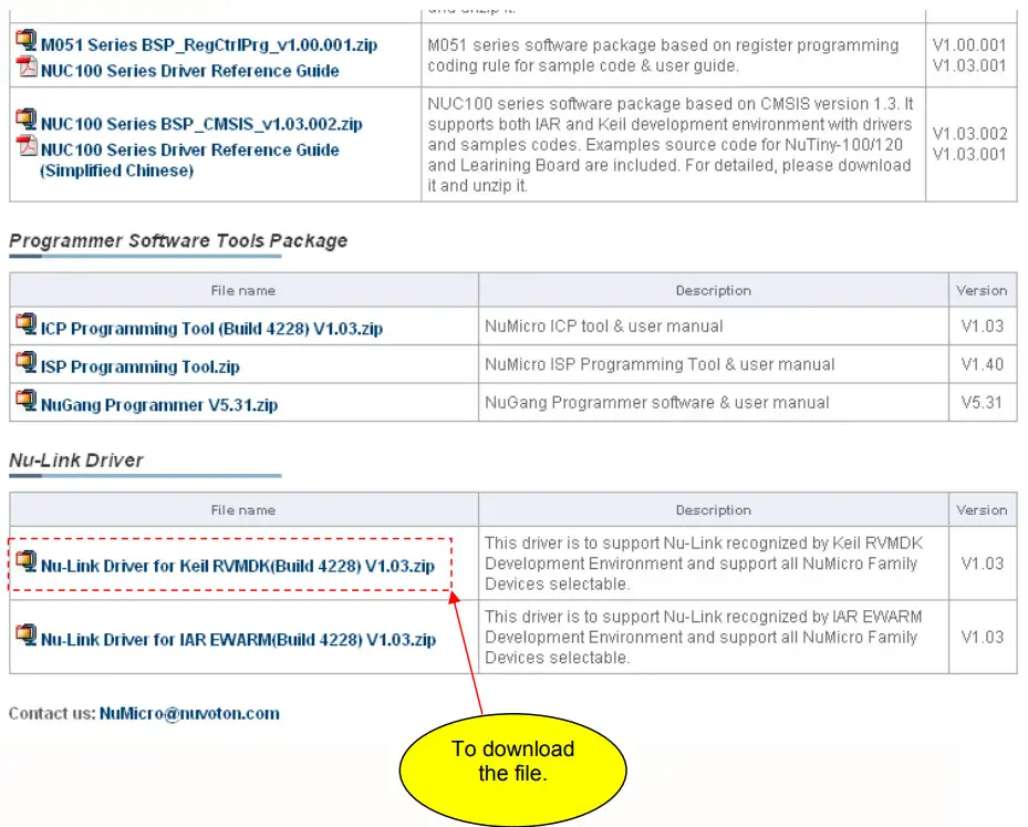 nuvoTon NuTiny SDK NUC122 ARM Cortex M0 32 Bit Microcontroller - Step 3