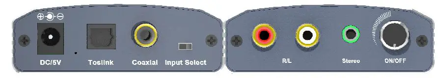 MyCableMart ZT-T-609PRO Digital to Analog +3.5mm Stereo Audio Converter-FIG 1