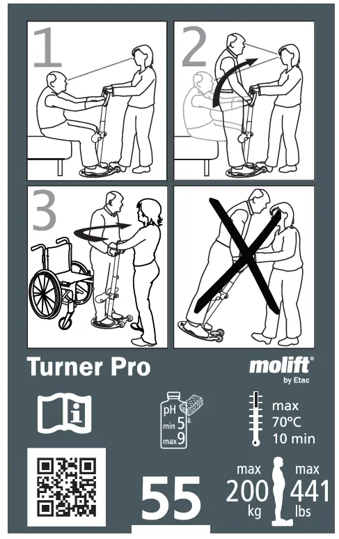 molift BM61099 Turner PRO Small Footprint 1