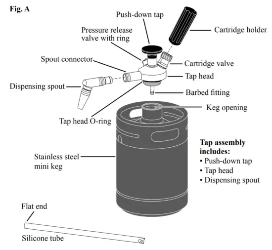 PRESTO Nitro Coffee Dispenser - fig2