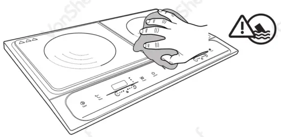 VonHaus 2000158 2800W Dual Induction Hob - BEFORE FIRST