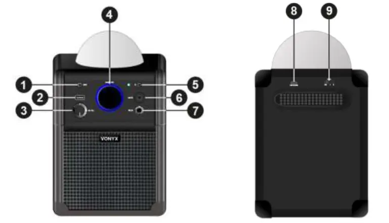 VONYX-SBS50-Party-Speaker-Series-Karaoke-Machine-fig-1