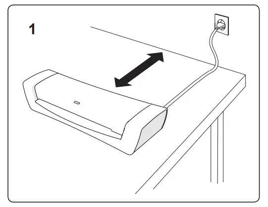 Setting up and switching on