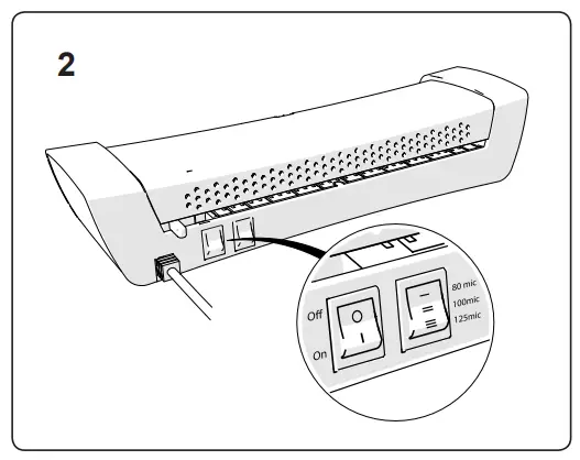 Setting up and switching on