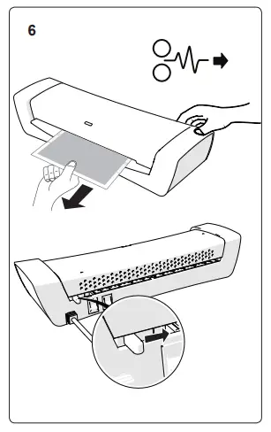 Clearing a jammed pouch