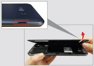 FIG 3 Remove the back cover