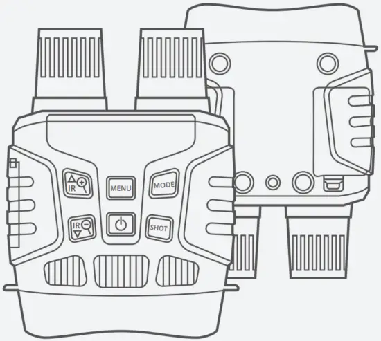 REXING B1 Maverick 10 25 Digital Night Vision Binoculars