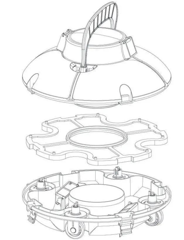 aiper HJ1102 Robotic Pool Cleaner - fig 1