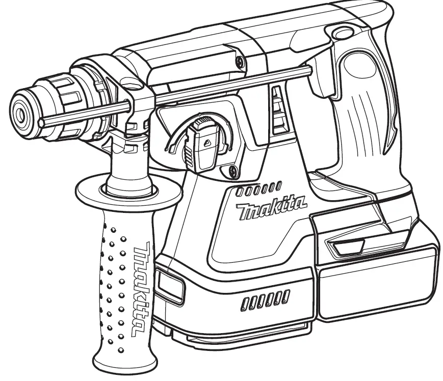 makita DHR242 Cordless Combination Hammer