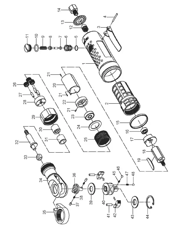 Clarke-CAT199 ½”AIR-RATCHET-WRENCH-7