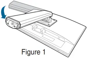 Assembling the monitor arm base - Figure 1