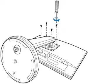 Detaching the arm base