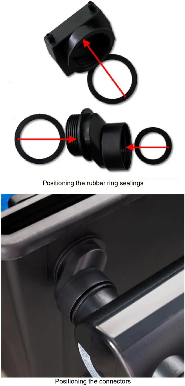 sunsun 54001 Indications Bio Pond Filter Set - Parts