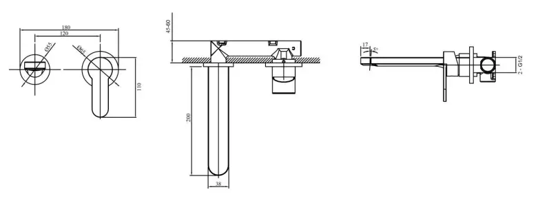 better-bathrooms-BeBa-27694-Zorah-Wall-Mounted-Basin-Mixer-Matt-Black-FIG-2