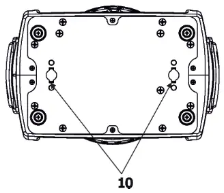 ROBE 150 RGBA LED Beam - Lens array