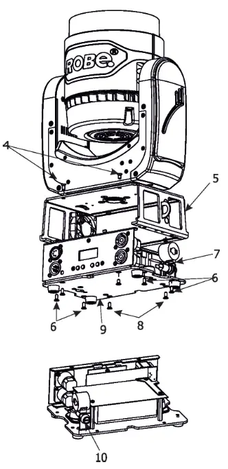 ROBE 150 RGBA LED Beam - fig 10