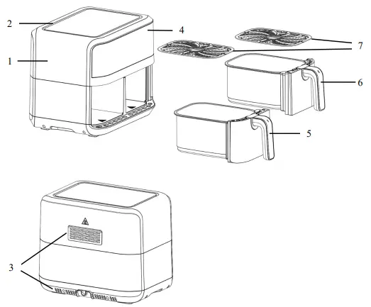anko AFD2906 Air Fryer-fig2