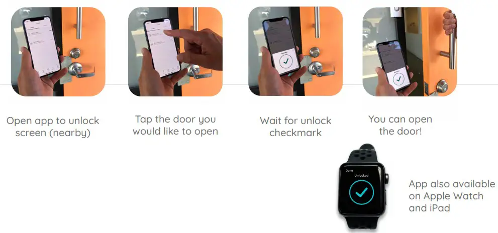 Nexkey Solo Smart Door Lock - unlock