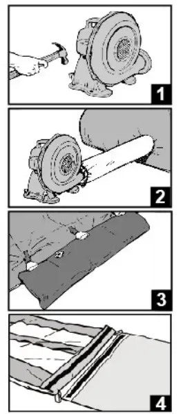 COSTWAY OP70024 Inflatable Bouncer - fig2