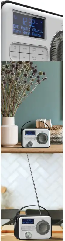 i-box 79313PI Attune Portable DAB FM Radio with Bluetooth 1