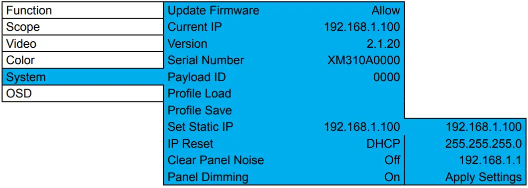 FSi XM552U 55 Inch UHD OLED Monitor - fig10