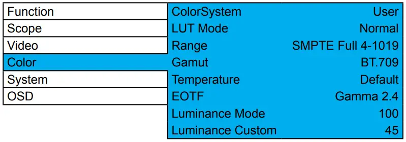 FSi XM552U 55 Inch UHD OLED Monitor - fig7