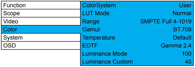 FSi XM552U 55 Inch UHD OLED Monitor - fig9