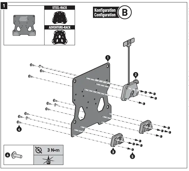 SW-MOTECH HTA.08.866.10000 Kawasaki Left Side Case Fitting fig 12