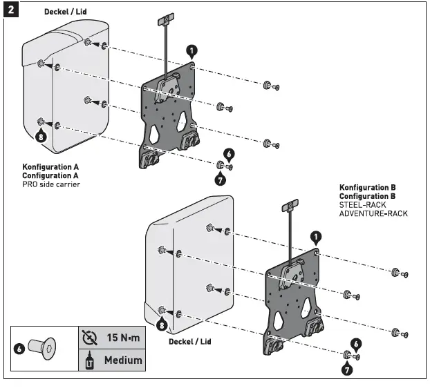 SW-MOTECH HTA.08.866.10000 Kawasaki Left Side Case Fitting fig 14