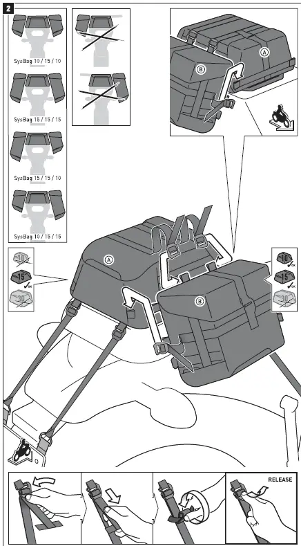 SW-MOTECH HTA.08.866.10000 Kawasaki Left Side Case Fitting fig 20