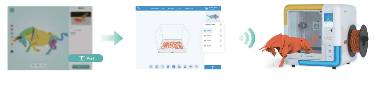 IME3D X-MAKER 3D Printer fig 24