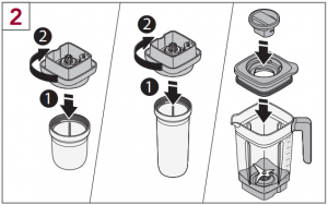 Do not fill jars past the maximum capacity