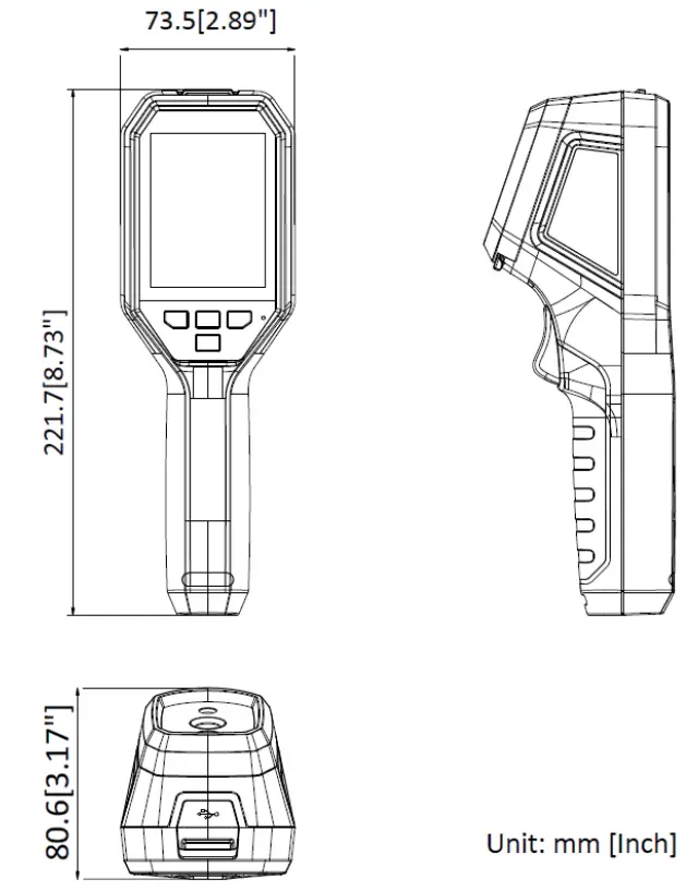 HIKMICRO HM-TP52-3AQF W-B20 Handheld Thermography Camera 06