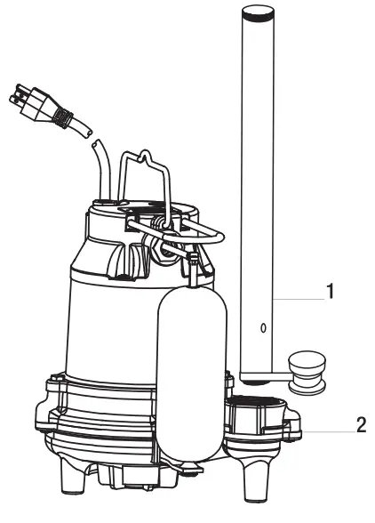 EVERBILT HDS30 1 3 HP Cast Iron Sump Pump - 3