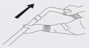 KENT KC-T3520 Cyclonic Vacuum Cleaner - attching