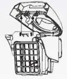 KENT KC-T3520 Cyclonic Vacuum Cleaner -brush 2