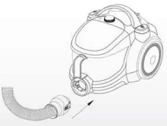 KENT KC-T3520 Cyclonic Vacuum Cleaner -detaching 1