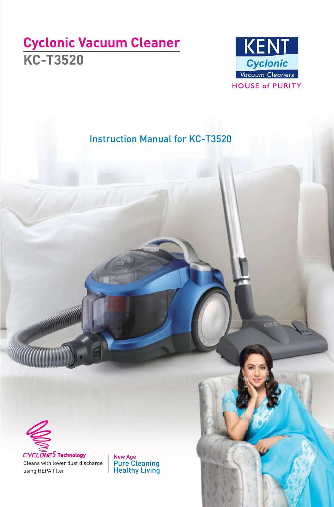 KENT KC-T3520 Cyclonic Vacuum Cleaner