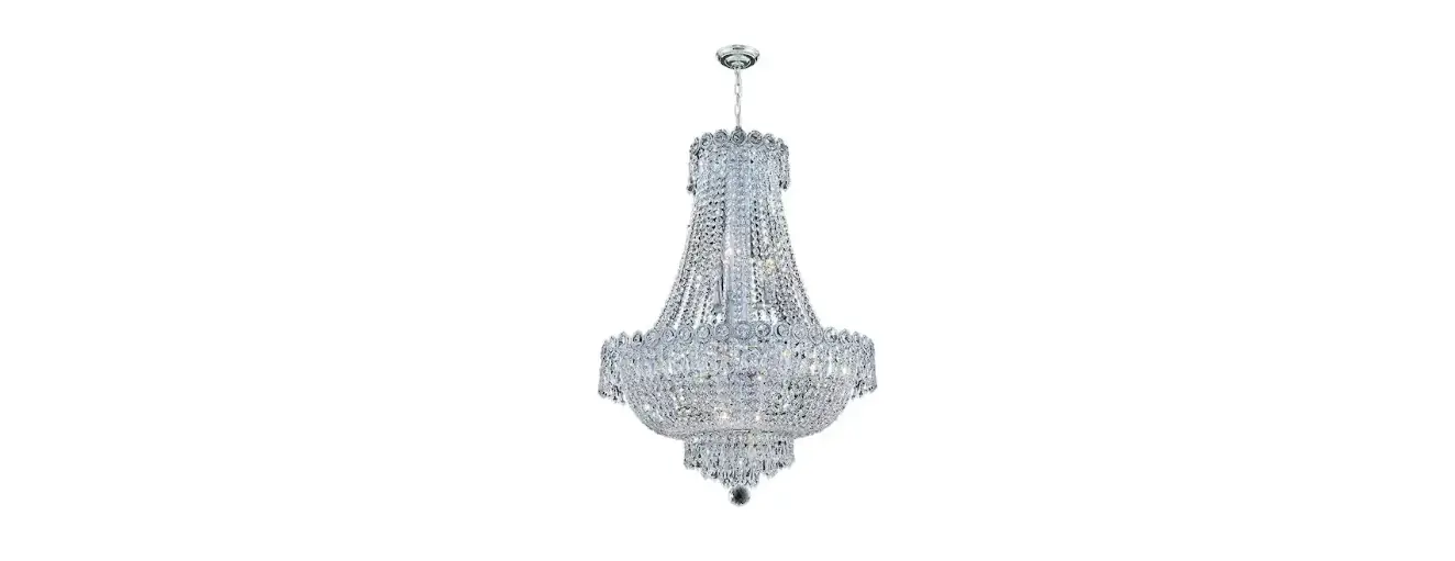 Oukaning Hg-hcxlst-3488 Luxury Raindrop Empire Chandelier Installation Guide