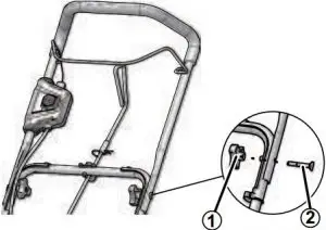 INSTALL THE UPPER HANDLE