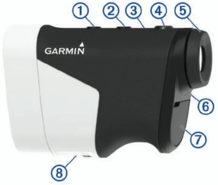 GARMIN Approach Z82 Golf Rangefinder - Device Overview